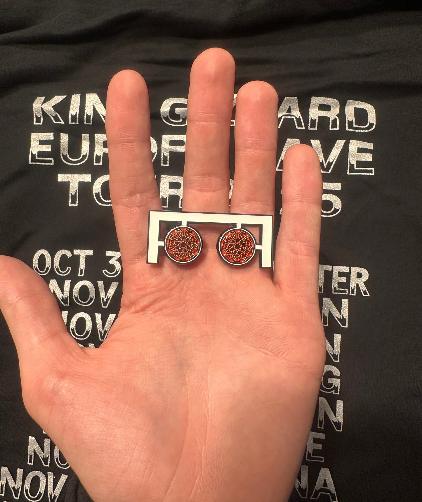 Silver Cord Rave Pins