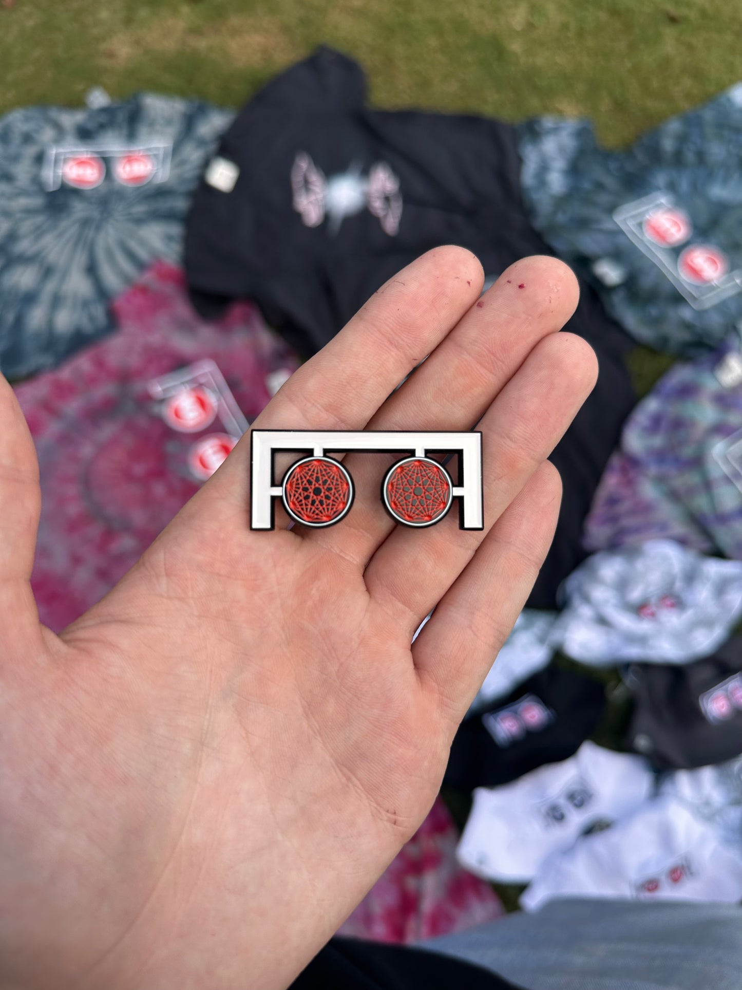 (PREORDER UP TO 4 WEEKS) Silver Cord Rave Pins