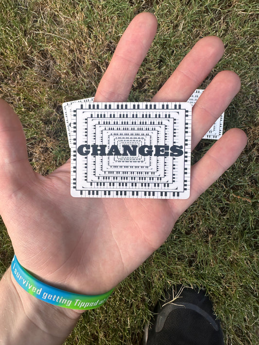 Changes sticker (FUNDRAISER FOR JUDE)